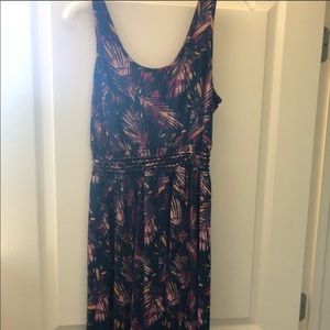 Mudd Palm Tree Maxi Dress Size Medium
